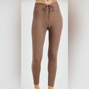 Year of Ours brown Ribbed leggings
